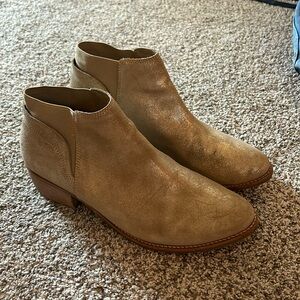 Matisse gold booties